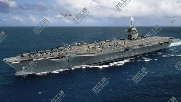 images/goods_img/20210312/3D model USS Gerald R. Ford CVN-78/3.jpg